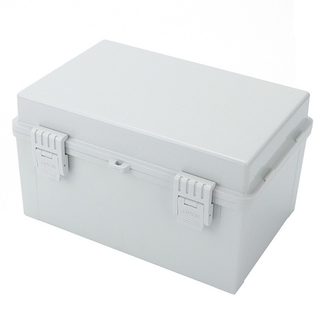 Caja de conexiones impermeable con bisagras